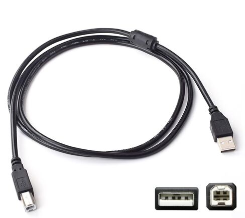 Silverline 6FT USB 2.0 Data Cable for Numark DJ Controllers: NuVJ, NV, NVII, V7, X1 USB, NDX500 in Kuwait