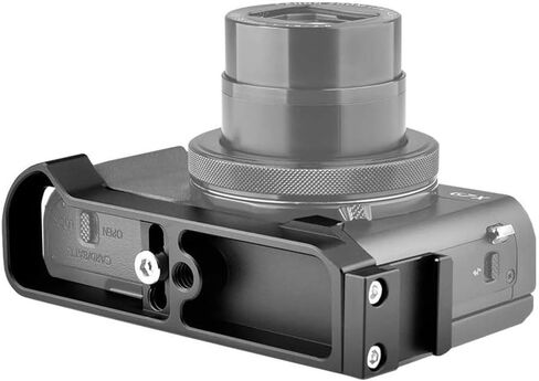 Camera Extension Base Plate for Canon G7X Mark III and Mark II, Easy Hood Video Shooting Vlogging Accessories Microphone Light Bracket with Cold Shoe Mount in Kuwait