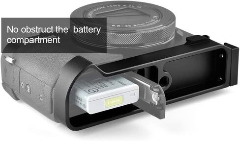 Camera Extension Base Plate for Canon G7X Mark III and Mark II, Easy Hood Video Shooting Vlogging Accessories Microphone Light Bracket with Cold Shoe Mount in Kuwait