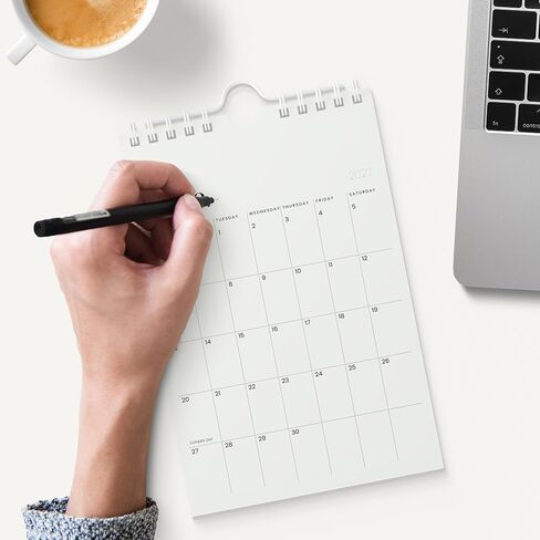 Karto Mini Wall Calendar 2025-2026 - Vertical 6x9 inch July 2025 to December 2026 - Small, Versatile, and Easy Planning with the Aesthetic Desk Monthly Calendar - New Beige in Saudi Arabia