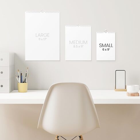 Karto Mini Wall Calendar 2025-2026 - Vertical 6x9 inch July 2025 to December 2026 - Small, Versatile, and Easy Planning with the Aesthetic Desk Monthly Calendar - New Beige in Saudi Arabia