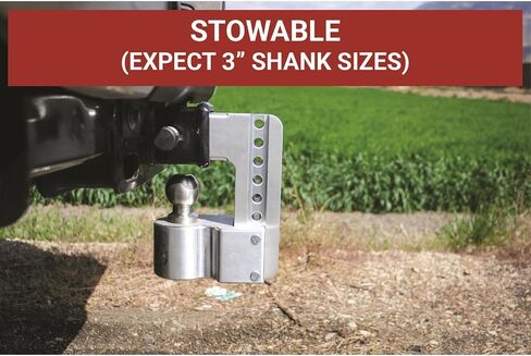 Weigh Safe WS10-2.5-KA Adjustable Trailer Drop Hitch, 2.5 in Ball in Saudi Arabia