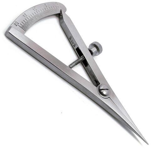 3× Dental Castroviejo Caliper 0 to 20 mm Straight 3.25" Surgical Premium Instruments in Saudi Arabia