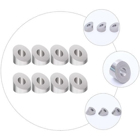 Veemoon 8Pcs Stainless Steel Beveled Washers Cable Railing Hardware Kit 35-Degree Angle Deck Stair Railing Fasteners for Outdoor Cable Systems in Saudi Arabia