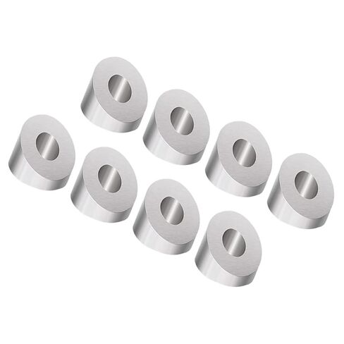 8Pcs Stainless Steel Cable Beveled Washers 35-Degree Angle Wire Rope Railing Hardware Kit for Stair and Deck Post Connection in Saudi Arabia