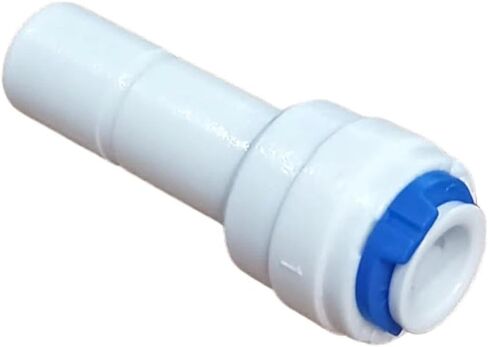 White Stem Reducer 1/4" tube x 3/8" OD Quick Connect in Saudi Arabia
