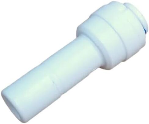 White Stem Reducer 1/4" tube x 3/8" OD Quick Connect in Saudi Arabia
