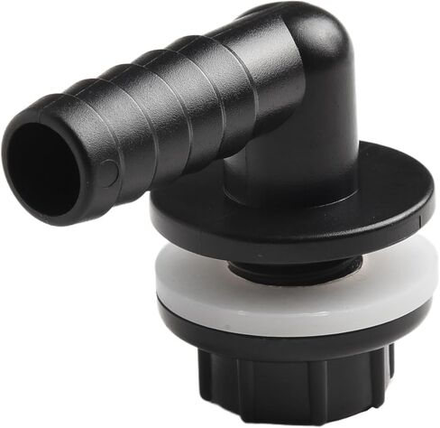 موصل كوع بلاستيكي مقاس 3/8 بوصة إلى 14 مم لأنظمة تخزين المطر وخزان IBC والمياه - تركيب ري مانع للتسرب لاستخدام خزان الأسماك وحوض السمك in Kuwait