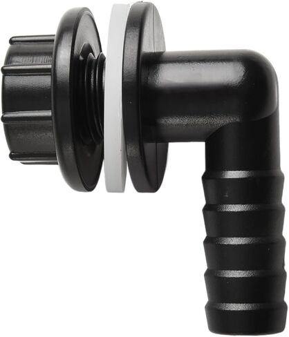 موصل كوع بلاستيكي مقاس 3/8 بوصة إلى 14 مم لأنظمة تخزين المطر وخزان IBC والمياه - تركيب ري مانع للتسرب لاستخدام خزان الأسماك وحوض السمك in Kuwait