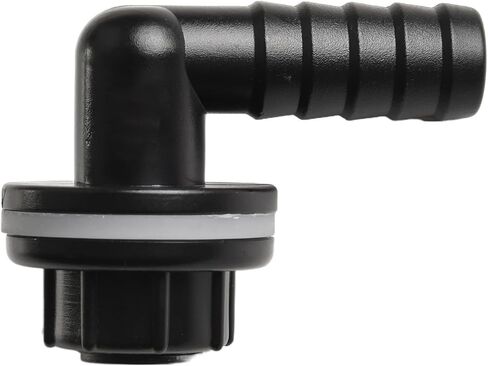 موصل كوع بلاستيكي مقاس 3/8 بوصة إلى 14 مم لأنظمة تخزين المطر وخزان IBC والمياه - تركيب ري مانع للتسرب لاستخدام خزان الأسماك وحوض السمك in Kuwait