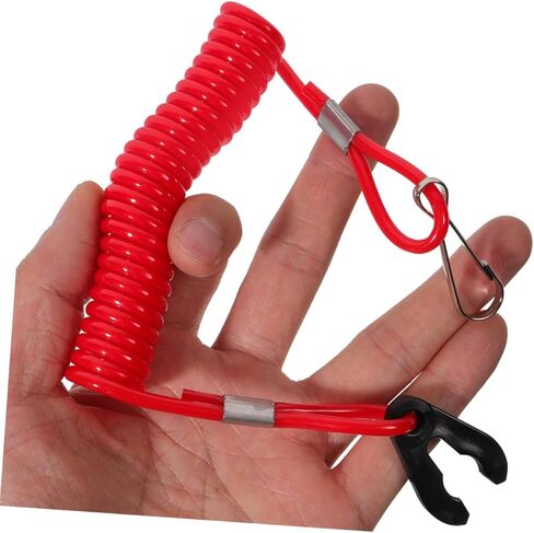 BESTonZON 5Pcs Boat Engine Stop Lanyard Emergency Tether Cord for Outboard Motor Safety Durable Construction for Enhanced Protection in Saudi Arabia