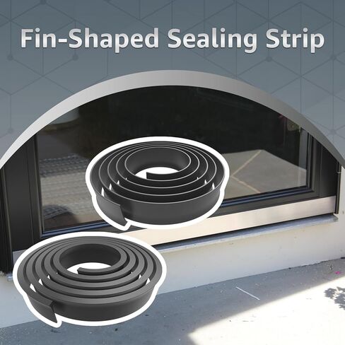 2Pcs Replacement for Andersen Storm Door Botton Sweep Fin Weatherstrip, Compatible with Andersen Pull-Down Storm Door Bottom Seal in Kuwait