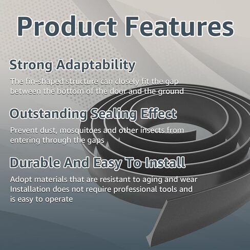 2Pcs Replacement for Andersen Storm Door Botton Sweep Fin Weatherstrip, Compatible with Andersen Pull-Down Storm Door Bottom Seal in Kuwait