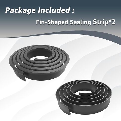 2Pcs Replacement for Andersen Storm Door Botton Sweep Fin Weatherstrip, Compatible with Andersen Pull-Down Storm Door Bottom Seal in Kuwait