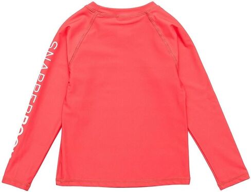 Snapper Rock Girls Watermelon Sustainable Rash Top, 8, Red in Kuwait