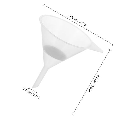 DECHOUS 2pcs Plastic Ink Funnel with Filter Strainer for Sublimation Refills Cone-Shaped Plastic Printer Funnel Accessories in Office Electronics in Kuwait