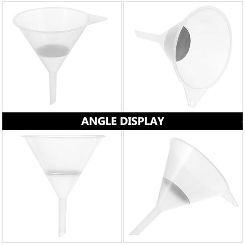 DECHOUS 2pcs Plastic Ink Funnel with Filter Strainer for Sublimation Refills Cone-Shaped Plastic Printer Funnel Accessories in Office Electronics in Kuwait