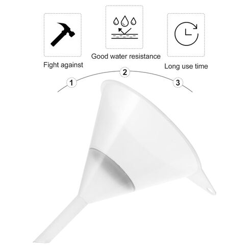 BESPORTBLE 2pcs Cone Ink Funnel with Filter for Photo Refilling Plastic Filtering Strainer Funnel Office Electronics Accessories in Saudi Arabia
