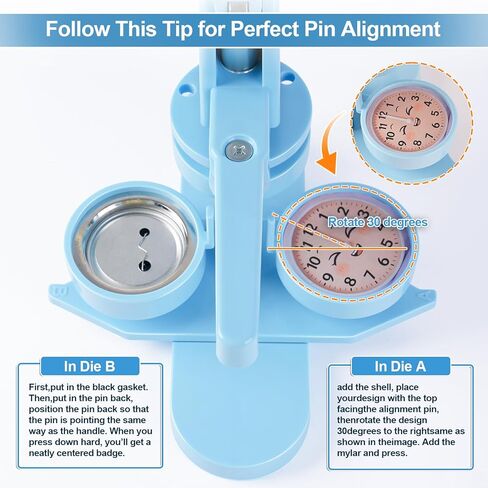 Heart-Shaped Fridge Magnet Button Maker Machine, Pin Press Kit With 100 Sets of Supplies for DIY Refrigerator Magnets in Kuwait