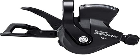 SHIMANO Deore SL-M4100 Deore Shift Lever, 10-Speed, with Display, Band on, Right Hand, ISLM4100RAP, Black in Saudi Arabia
