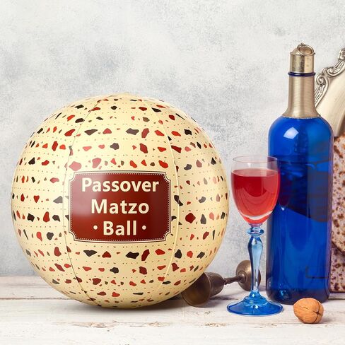 2 Pcs Passover Matzo Ball Soup Inflatable Matzah 13 Inches PVC Inflatable Play Ball Passover Decorations Indoor Outdoor Playground Party Supplies in Saudi Arabia