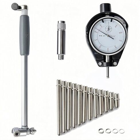 Dial Bore Gauge 2"-6" / 0.001", Engine Hole Cylinder Gauge Measuring Tool Set, Inside Micrometer Dial Indicator with Self-Centering Dial for Bore Measurement in Kuwait