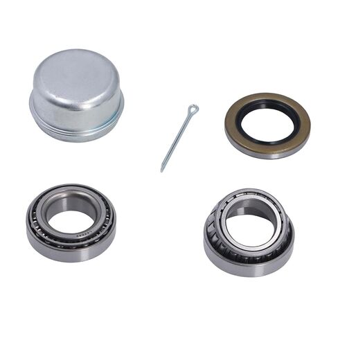 مجموعة محمل محور عجلة المقطورة Kikumi L44649 مع سباق L44610، أختام الشحوم لمحور مستقيم 1-1/16 بوصة، دبوس كوتر، غطاء غبار المقطورة in Kuwait