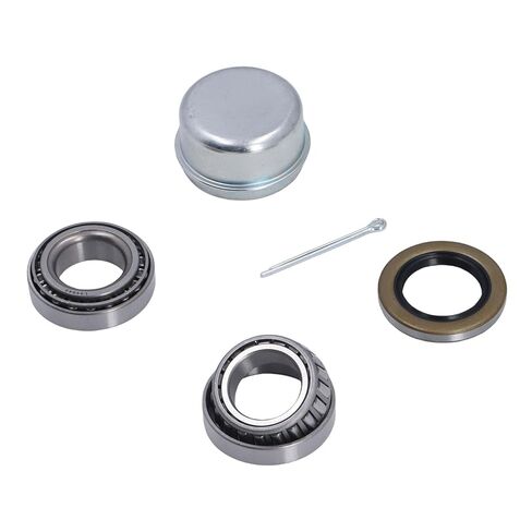 مجموعة محمل محور عجلة المقطورة Kikumi L44649 مع سباق L44610، أختام الشحوم لمحور مستقيم 1-1/16 بوصة، دبوس كوتر، غطاء غبار المقطورة in Kuwait