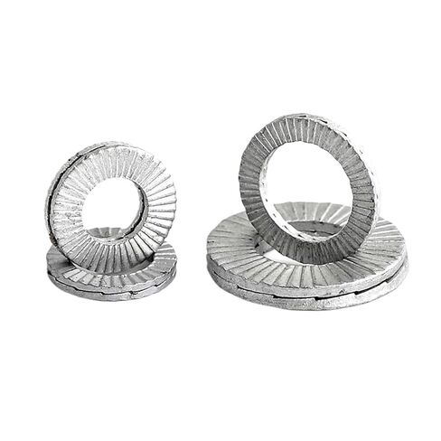 Double Layer self-Locking washers M3 M4~ M36 304 A2 Stainless Steel DIN25201 Double Deck Self-Locking Washer(M10 10pcs) in Saudi Arabia