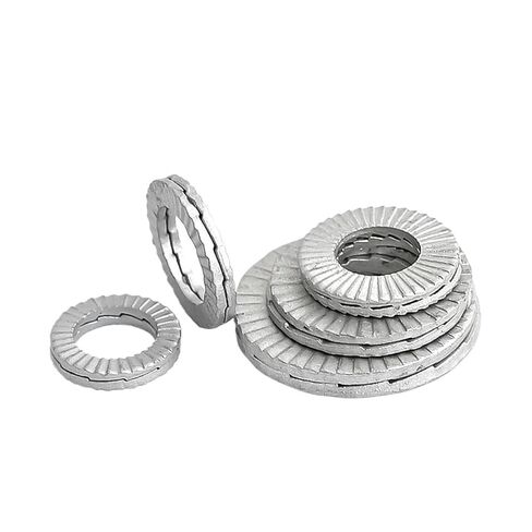 Double Layer self-Locking washers 1/5/10pcs M3 M4 M5 M6 M8 to M30 304 Stainless Steel DIN25201 Double Deck Wedge Self Locking Washer(M22 1pcs) in Kuwait