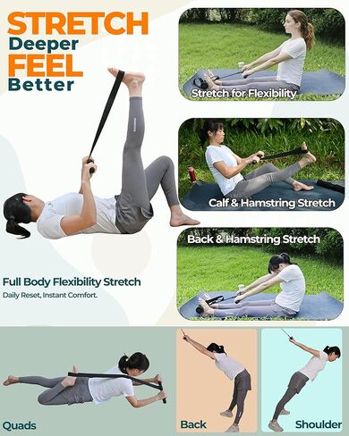 تجعيد أوتار الركبة الشمالية وحزام التمدد، تدريب المرونة لأوتار الركبة، الورك، الأرباع والظهر، تقوية الساعد، شريط الجلوس لتمرين البطن، الطحن العكسي، القرفصاء الإسباني in Kuwait