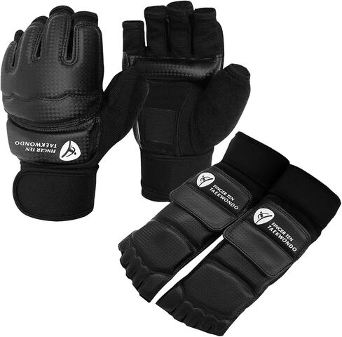 Taekwondo Sparring Gear Gloves Hand and Foot Protectors White Protective Guards Set for Boxing Kickboxing Fit Adult Men Women Kids Training in Saudi Arabia
