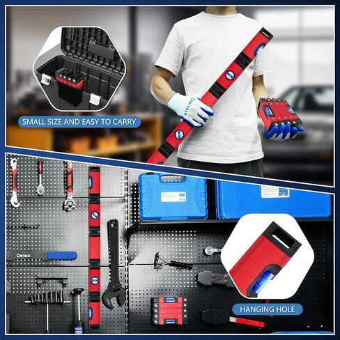 مستوى قابل للطي مقاس 28 بوصة، مستوى دقيق متعدد الزوايا مع قاعدة مغناطيسية، أداة قابلة للطي من سبائك الألومنيوم للأعمال الخشبية والبناء in Kuwait