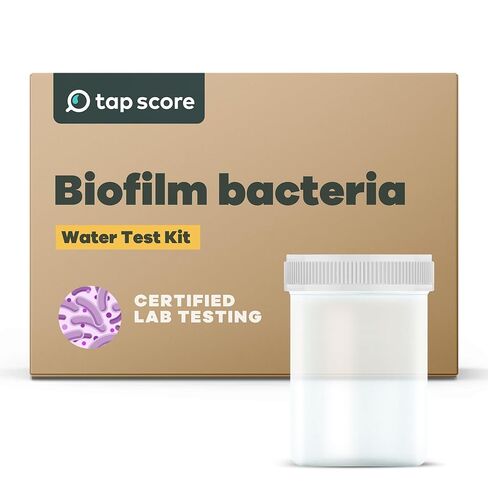 مجموعة أدوات اختبار البكتيريا البيوفيلمية في الماء | حسنا أو مدينة | التقرير الكامل | مختبرات مياه الشرب المعتمدة من وكالة حماية البيئة (EPA) | #1 أفضل اختبار للمياه المنزلية لعام 2021-24 بحسب صحيفة نيويورك تايمز Wirecutter | 100% غير متحيزة in Kuwait
