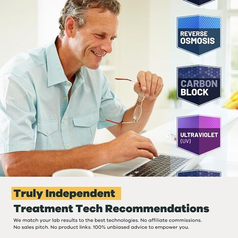 مجموعة أدوات اختبار البكتيريا البيوفيلمية في الماء | حسنا أو مدينة | التقرير الكامل | مختبرات مياه الشرب المعتمدة من وكالة حماية البيئة (EPA) | #1 أفضل اختبار للمياه المنزلية لعام 2021-24 بحسب صحيفة نيويورك تايمز Wirecutter | 100% غير متحيزة in Kuwait