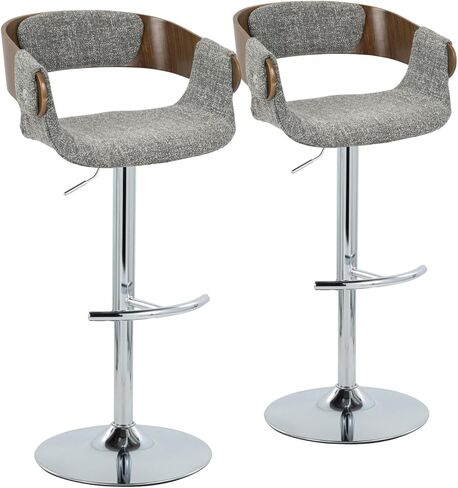 Elisa Mid-Century Modern Adjustable with Swivel - Set of 2 in Saudi Arabia