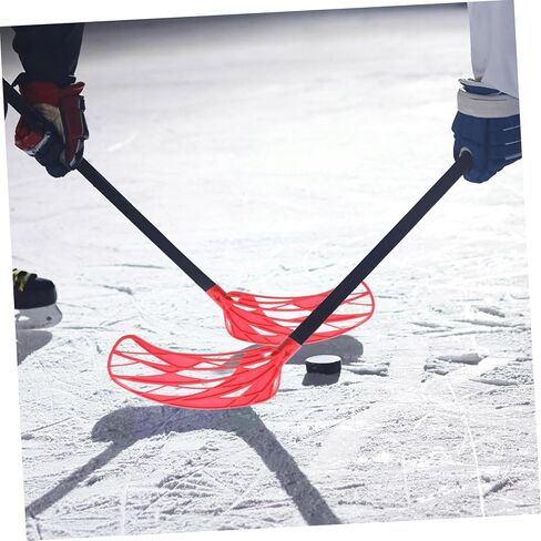 Totority Street Hockey Stick Replacement Blade for Inline and Field Hockey Lightweight Design for Enhanced Control and Versatile Use Red Left Handed in Kuwait