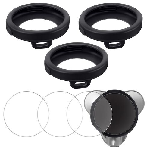 Stethoscope Protection Kit Compatible with EKO Core 500, 3 2.5D Tempered Glass Screen Protectors & 3 Stethoscope Chestpiece Cover, Compatible with EKO Core 500, Dustproof, 9H (Purple) in Kuwait