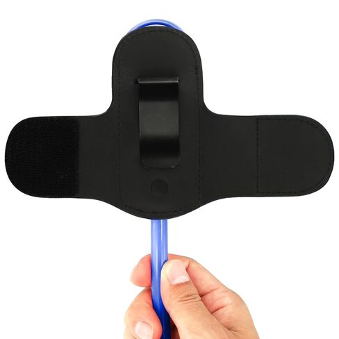 (Patent No:USD1053358S) Premium Leather Stethoscope Holder Hip Clip for Scrubs,Stethoscopes Holster for 3M Littmann ADC EKO,Stethoscope Belt Clip Holder for Doctors Nurses EMT EMS in Saudi Arabia