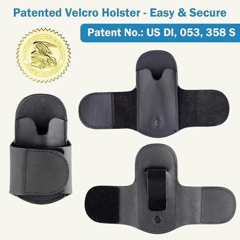 (Patent No:USD1053358S) Premium Leather Stethoscope Holder Hip Clip for Scrubs,Stethoscopes Holster for 3M Littmann ADC EKO,Stethoscope Belt Clip Holder for Doctors Nurses EMT EMS in Saudi Arabia