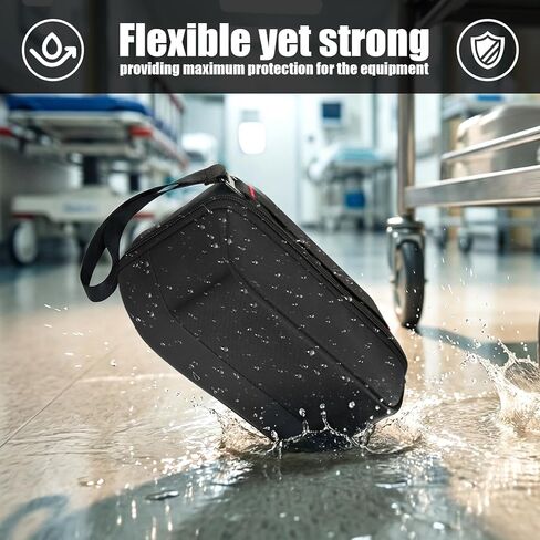 حالة سماعة الطبيب | حقيبة الكفة لضغط الدم | منظم طبي للممرضات والأطباء، يحمل لـ 3M Littmann/لأجهزة MDF وسماعات الطبيب وملحقات Penlight | الكل في واحد حقيبة سفر مدرسية للتمريض in Kuwait