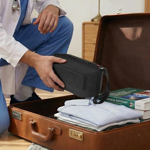 حالة سماعة الطبيب | حقيبة الكفة لضغط الدم | منظم طبي للممرضات والأطباء، يحمل لـ 3M Littmann/لأجهزة MDF وسماعات الطبيب وملحقات Penlight | الكل في واحد حقيبة سفر مدرسية للتمريض in Kuwait