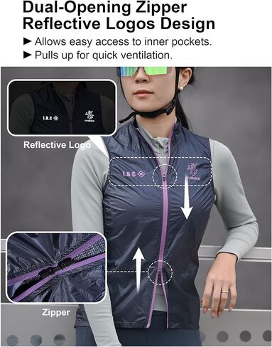 INBIKE Women's Windproof Cycling Jacket Lightweight Packable Outdoor Bike Jacket Bike for Running, Cycling & Hiking in Saudi Arabia