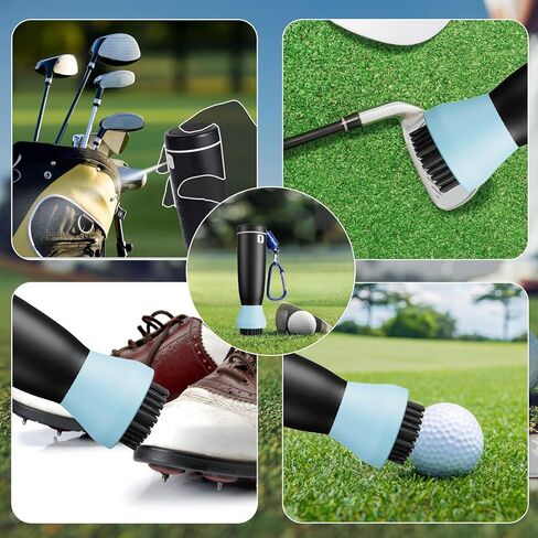 Magnetic Golf Club Brush Cleaner, One-Click High-Pressure Water Spray，300 Shots,16.4ft Spray Range,45 Bundles of Ultra-Hard Nylon Brush Hair Heavy Brush Heads in Saudi Arabia