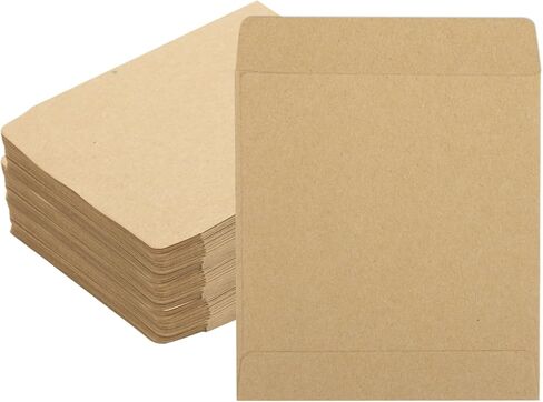 140 قطعة مكتبة عتيقة جيوب بطاقات المكتبة البني براون مع 140 ٪ من النقاط اللاصقة القابلة للإزالة لكتب المكتبات العامة المكتبية المدرسية in Kuwait