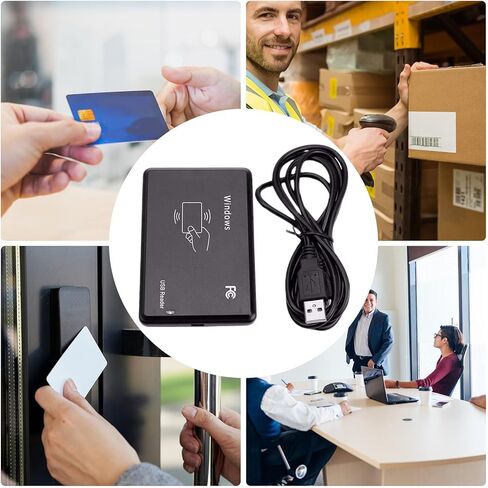 Contactless IC Card Reader Writer 13.56MHz NFC Reader with USB Interface Access Control Encrypted Programmer Compatible for Windows Linux MacOS in Kuwait