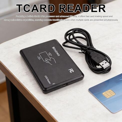 Contactless IC Card Reader Writer 13.56MHz NFC Reader with USB Interface Access Control Encrypted Programmer Compatible for Windows Linux MacOS in Kuwait