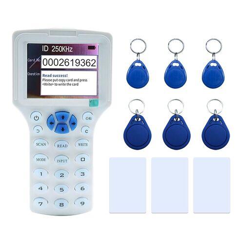 300CD RFID Reader Writer Black (RFID Copier Multi-Frequency RFID Writer RFID Card Reader Smart Card Decoder with Free Software and USB for Access Control Home Security) in Saudi Arabia