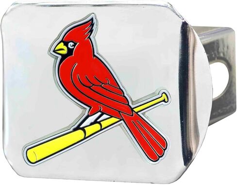 FANMATS 26725 St. Louis Cardinals Color Hitch Cover - Chrome in Saudi Arabia