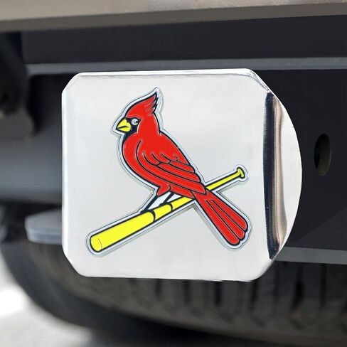 FANMATS 26725 St. Louis Cardinals Color Hitch Cover - Chrome in Saudi Arabia